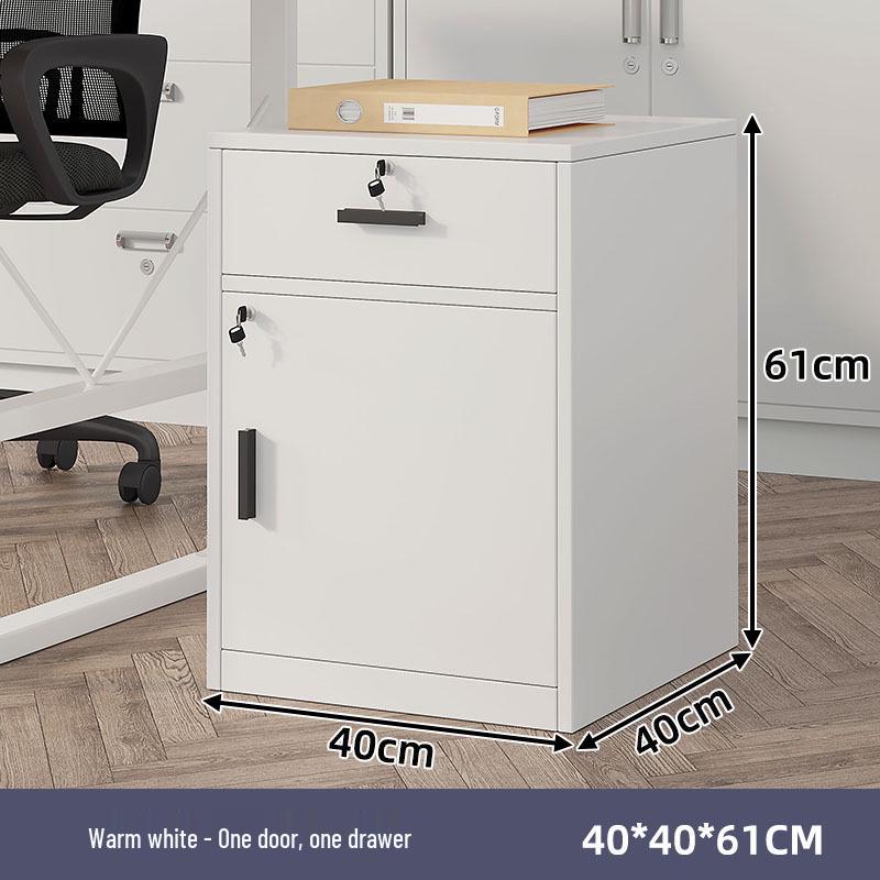 Modern Minimalist Filing & Archive Cabinet with Lock for Home & Office Storage