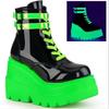 Thick-soled fashion boots autumn and winter new soles high-heeled colored short boots boots water table