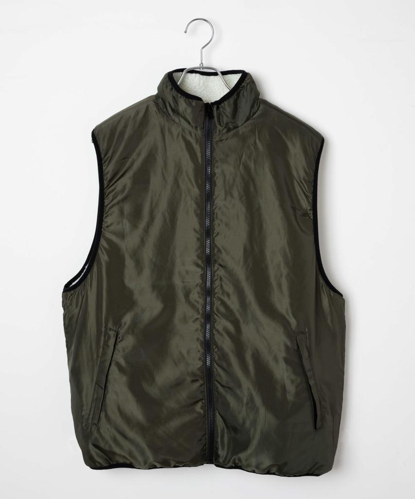 WEGO Reversible Boa Size White Vest, M,