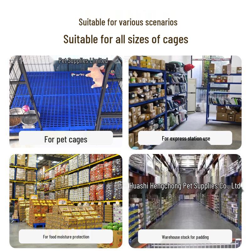 Dog, Cat, Rabbit Cage Anti-Stick Heat Dissipation Pad - Thick, Anti-Bite Plastic Mesh.