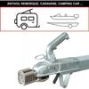 Antivol d'attelage universel - MASTER LOCK - 377EURDAT - Serrure a clé pour les Tetes d'Attelage