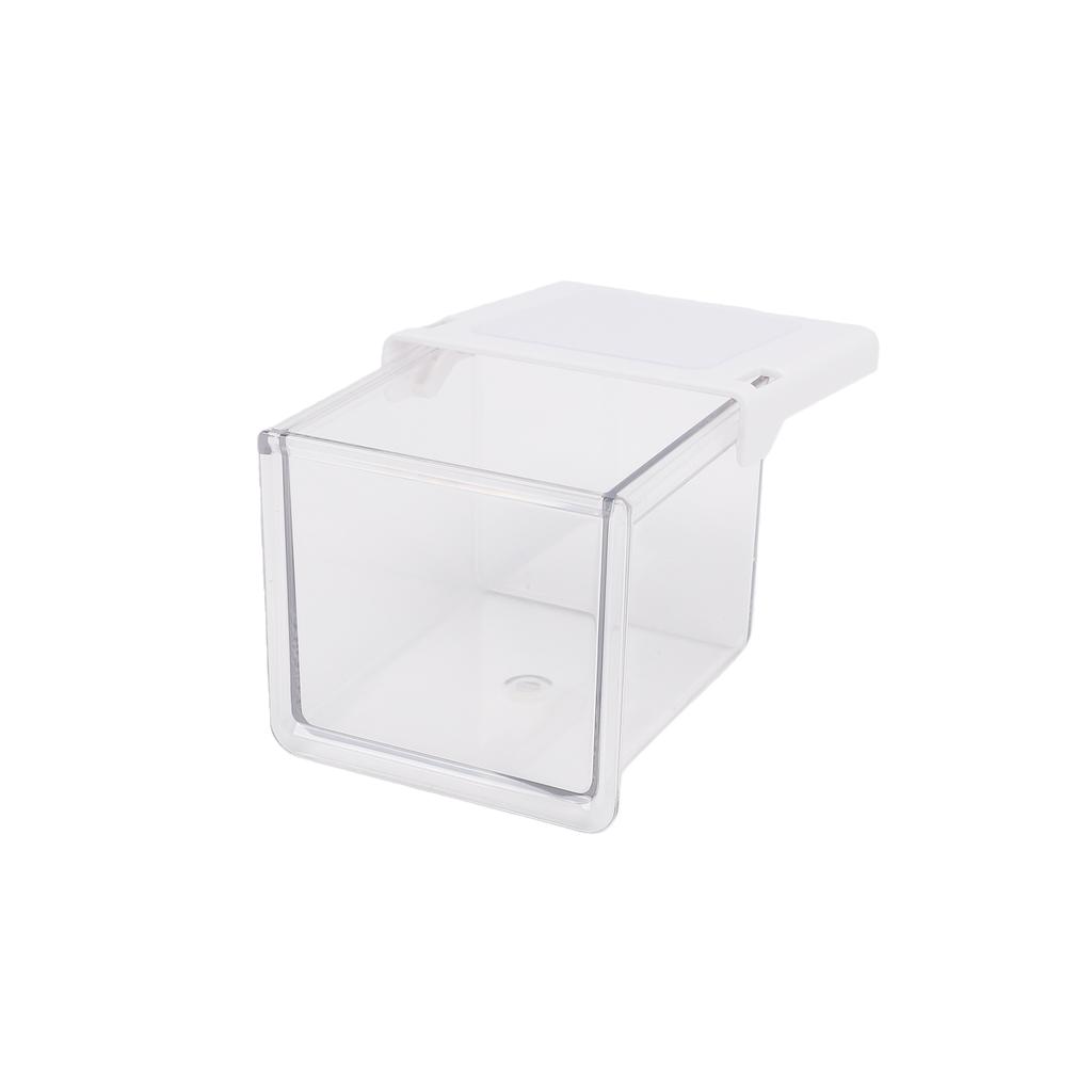 Klare Aufbewahrungsbox unter dem Spiegelschrank Hohe Transparenz PET Schubladenorganizer 33 Grad schräge Öffnung für das Badezimmer