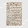Us Constitution United States Bill Of Rights Metal Sign Create Club Wall Plaque Club Bar Tin Sign Poster