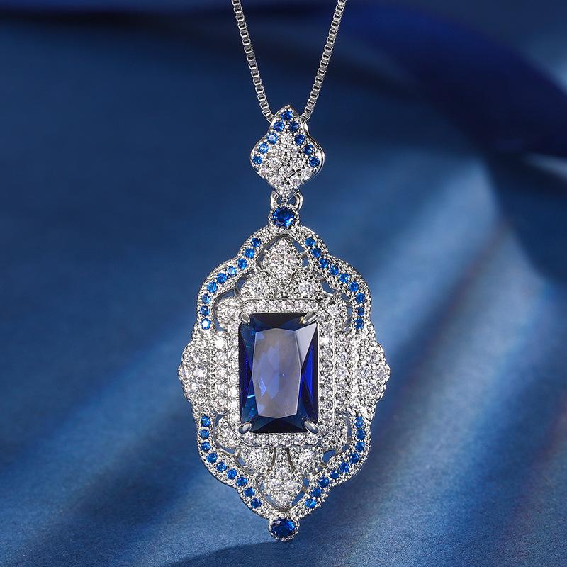 Jewelry Copper Bottom Gold-Plated Simulation Color Treasure Retro Court Style Suit Heroine Stone 8 * 12