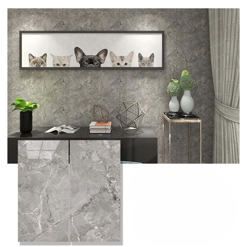 Marmură Bucătărie Film rezistent la ulei Sobă impermeabilă rezistentă la umiditate Tapet autoadeziv Blat Renovare dulap autocolant gresie