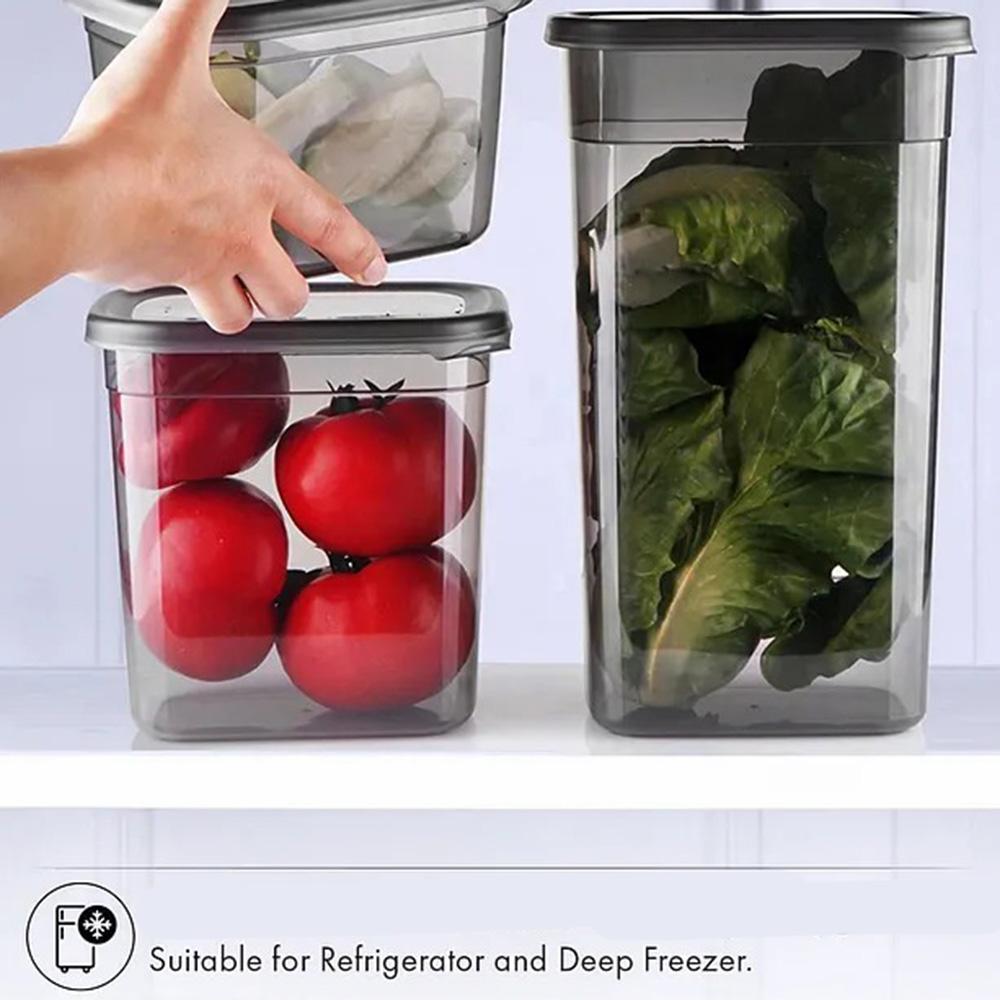 Luftdichte Lebensmittelaufbewahrungsbehälter-Sets – Transparenter BPA-freier Vorratskammer-Organizer, Stapelbare auslaufsichere Snackgläser für die Küche