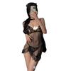 Night to the depths lace dream sexy mesh perspective suspender butterfly hollow pure desire girl private sex underwear