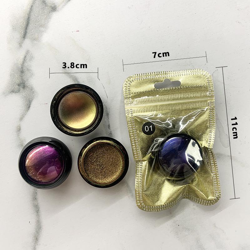 Chameleon Eyeshadow and Highlighter Powder - No Logo, Multicolor Makeup