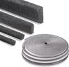 Weerstrips Borstelstrip 23mmx10m Raam Deur Tocht Stofdicht Geluiddicht Grijs