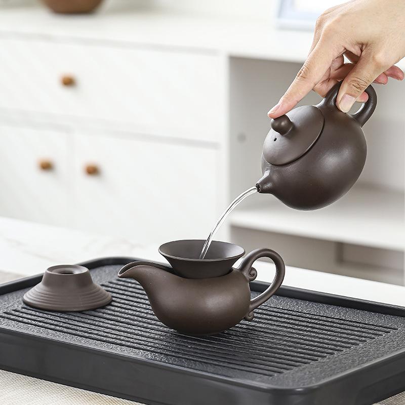 Purple sand Kung Fu tea set, business gifts, home office teapot activities, souvenirs for customers