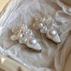 Girl Hairpin Imitation Pearls Flower Shape Hair Pin Full Luster Side Bang Hair Clip Lightweight No Pressure Hair Accessory