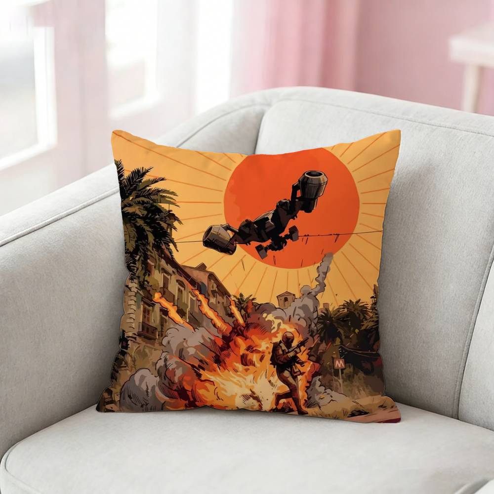 Spiel AARC RRaiders Kissenbezug für Sofa Wohnzimmer Heimbüro Dekoration Schutzhülle