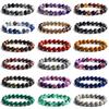 10MM Naturstein Perlen Armband Männer 8MM Reiki Tigerauge Achate Quarz Perlen Armbänder für Frauen Elastisches Seil handgemachter Schmuck
