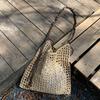 Large Capacity Weave Tote Bag Handmade Summer Beach Handbag Trendy Grass Woven Bag Summer