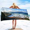 Beach Ocean Microfiber Beach Towels Quick Drying Towel,Retro Tropical Summer Absorbent Sand Free Sandless Swim Pool Beach Towel