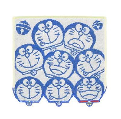 Marushin Mini Rolling 2805011700 "I'm Doraemon" Towel, 25x25cm, Face, 100% Cotton, Mother's Day, Birthday, Gift,