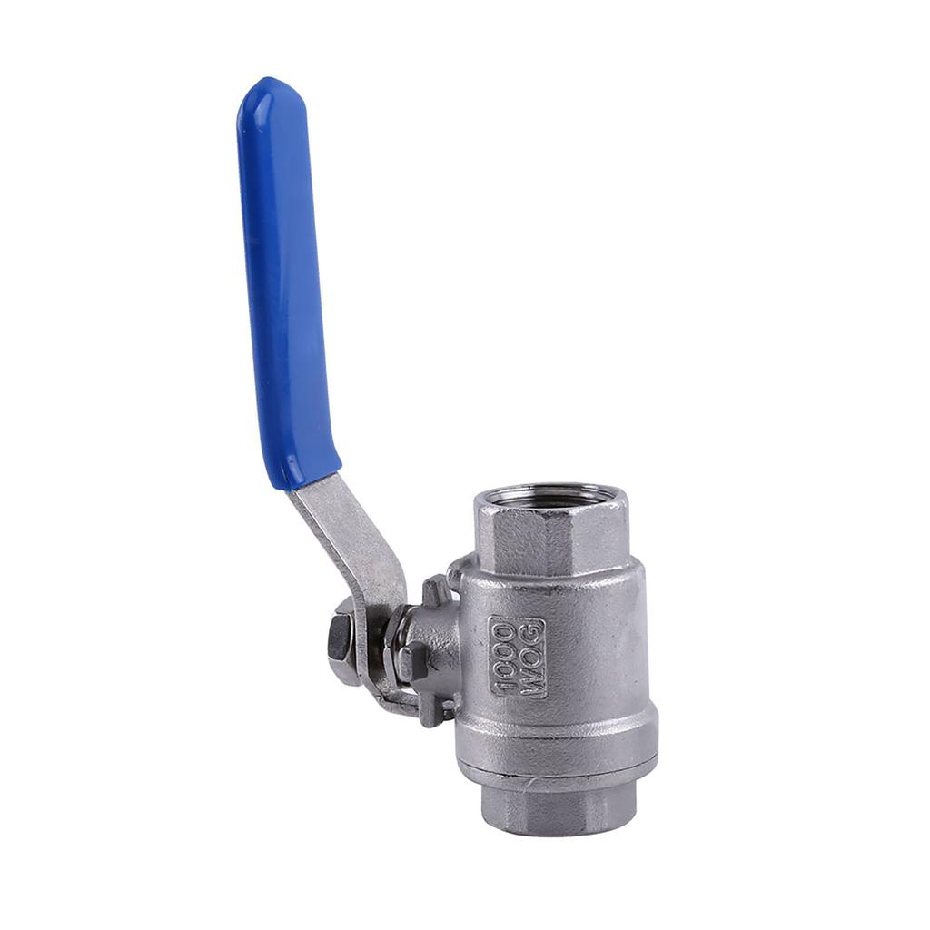 12"" NPT Full Port 2 Way Rotary Lever Stainless Steel SS304 Two Pieces Ball Valve WOG1000