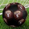 Torino FC Size 5 Soccer Ball, Machine-Stitched PVC, Durable & High Bounce, All Ages Fit, Fan Merchandise, Matches & Outdoor Use.