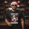 Funny Gangsta Claus T-Shirt – Bourbon Drinking Santa Tee