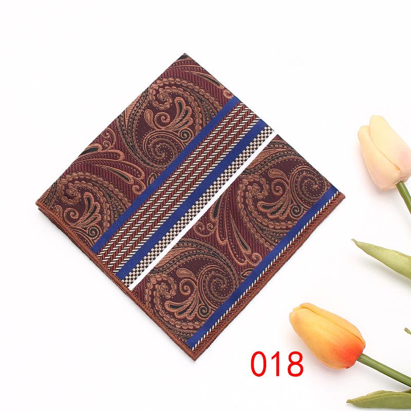 Rael Men'S British Retro Pattern Square Towel Suit Pocket Towel Wedding Business Suit Shirt Batch Handkerchief