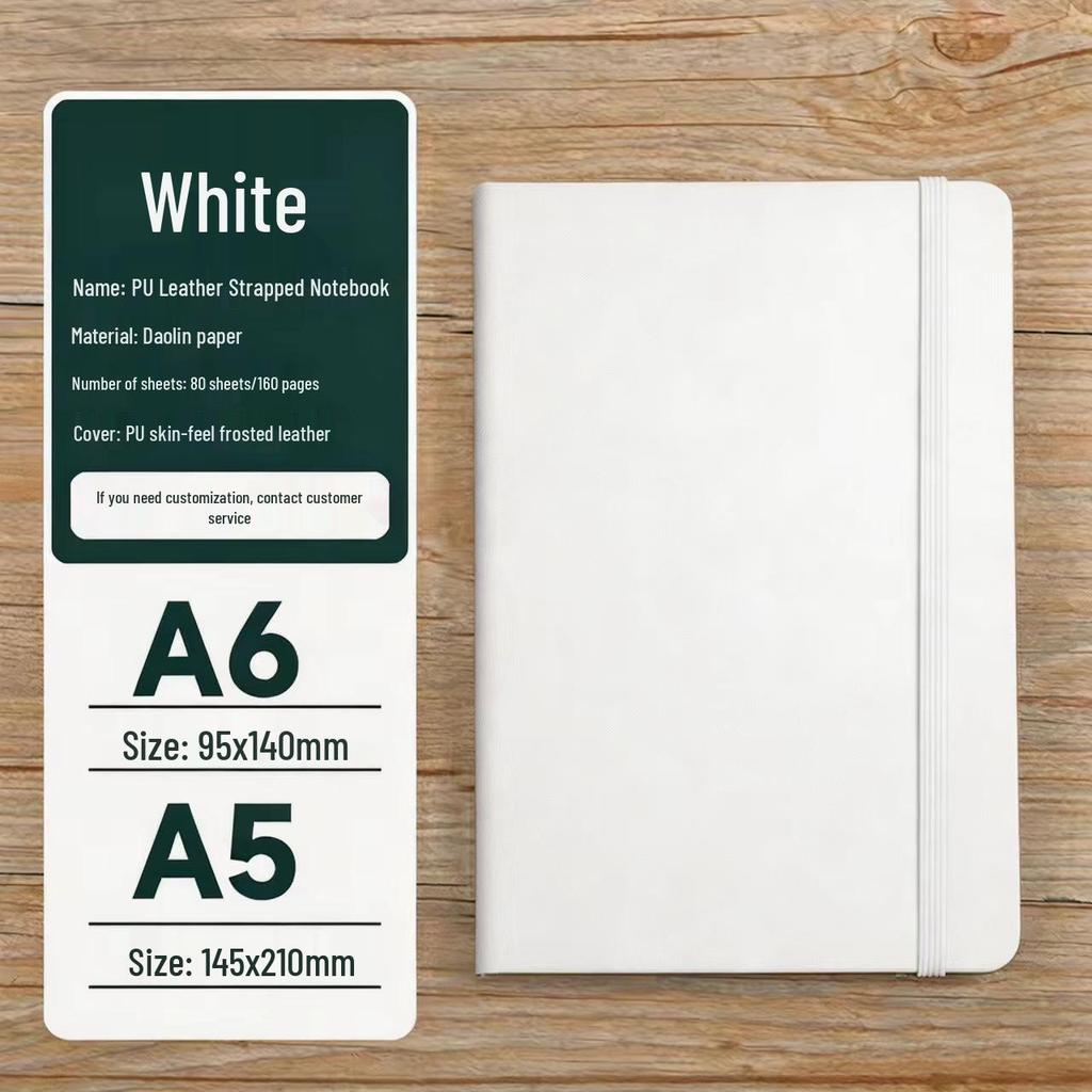 Custom A5/B6 Bullet Journal with High-Quality Design, Logo Printing Option