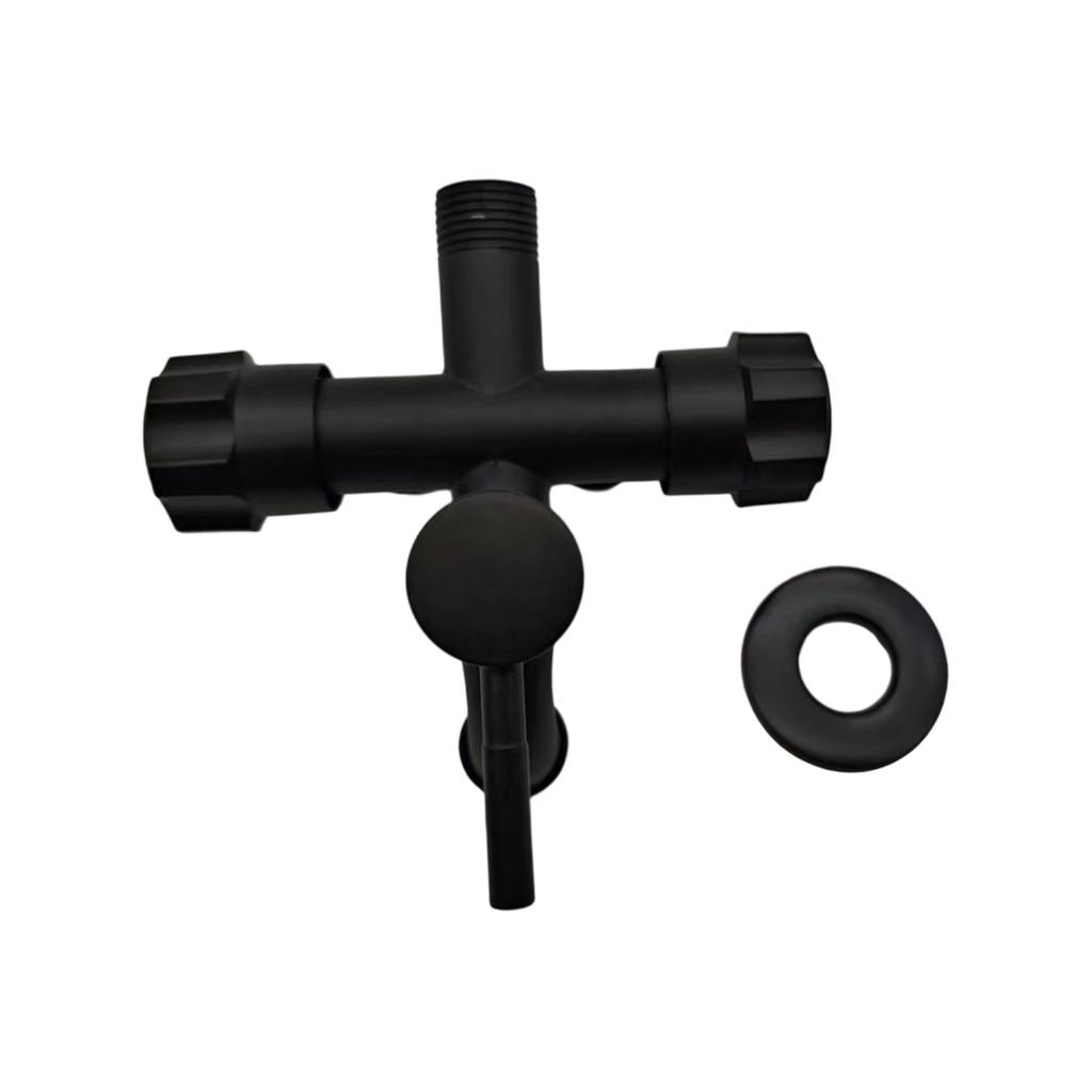 Three Outlet Not Corrosion Washing Machine Valves Steel Faucet With Individual Flows Control Upgrades for Home Plumbing