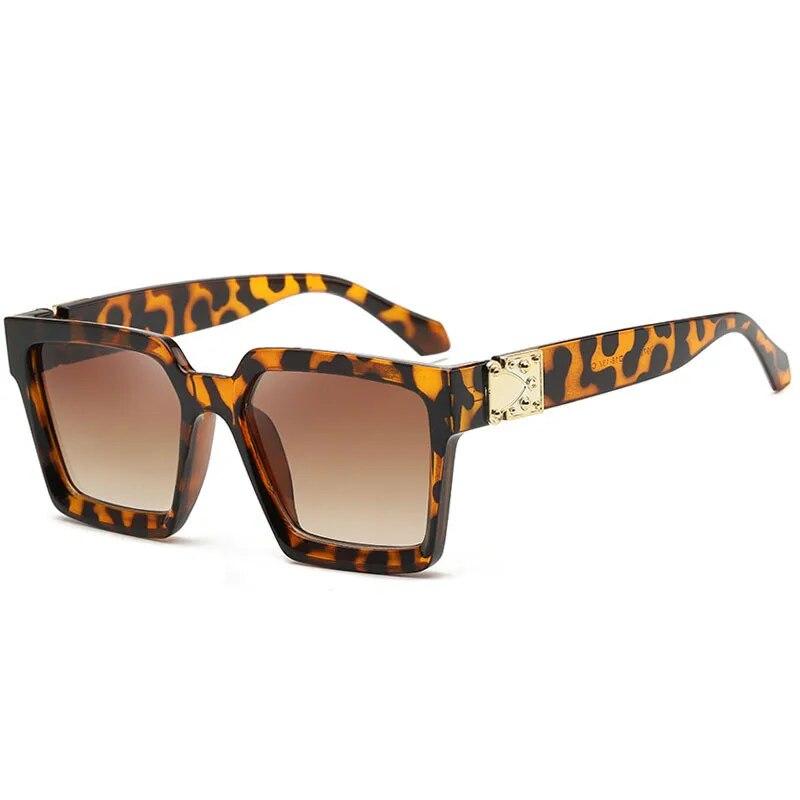 Sunglasses Square Women Sun Glasses Female Eyewear Eyeglasses Plastic Frame Clear Lens UV400 Shade Fashion Driving New