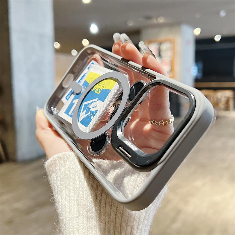 Magnetic For Magsafe Matte Case For iPhone 16 15 12 13 14 11 Pro Max Camera Lens Protector Cases For iPhone 16 15 14 Plus Cover