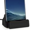 قاعدة شحن USB من النوع C لهاتف iPhone 15 Pro Max وSamsung S24 S23 S22 S7 S6 S8 Plus وقاعدة شحن Micro Cradle