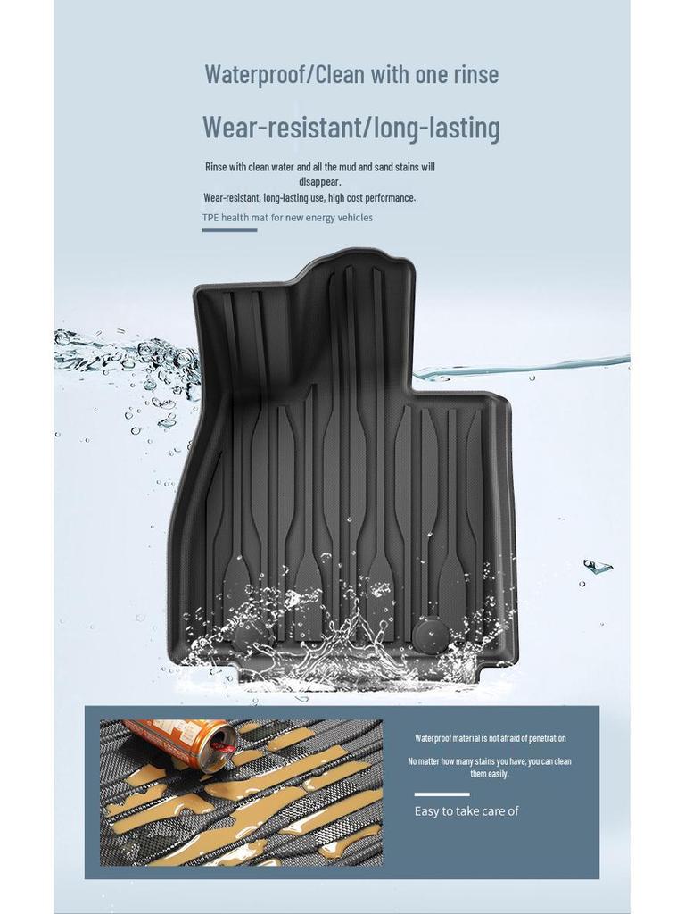 24-26 BYD Seal 06 DM-i TPE Waterproof Floor Mats & Trunk Liner