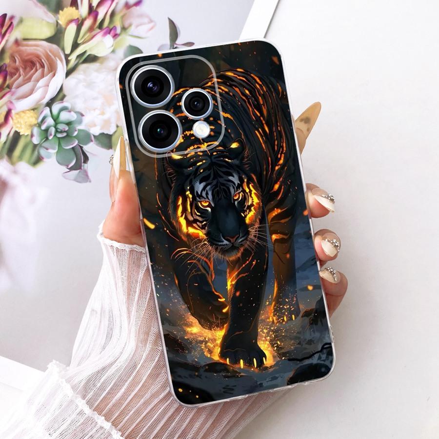 Case For OPPO Reno15 15F Protective Case For OPPO Reno15 F CPH2801 Reno 15  5G Capa Flower Soft Silicon TPU Phone Cover