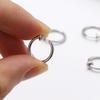Clip On Circle Hoop Earrings Converters for DIY Handmade Earring Jewelry Making