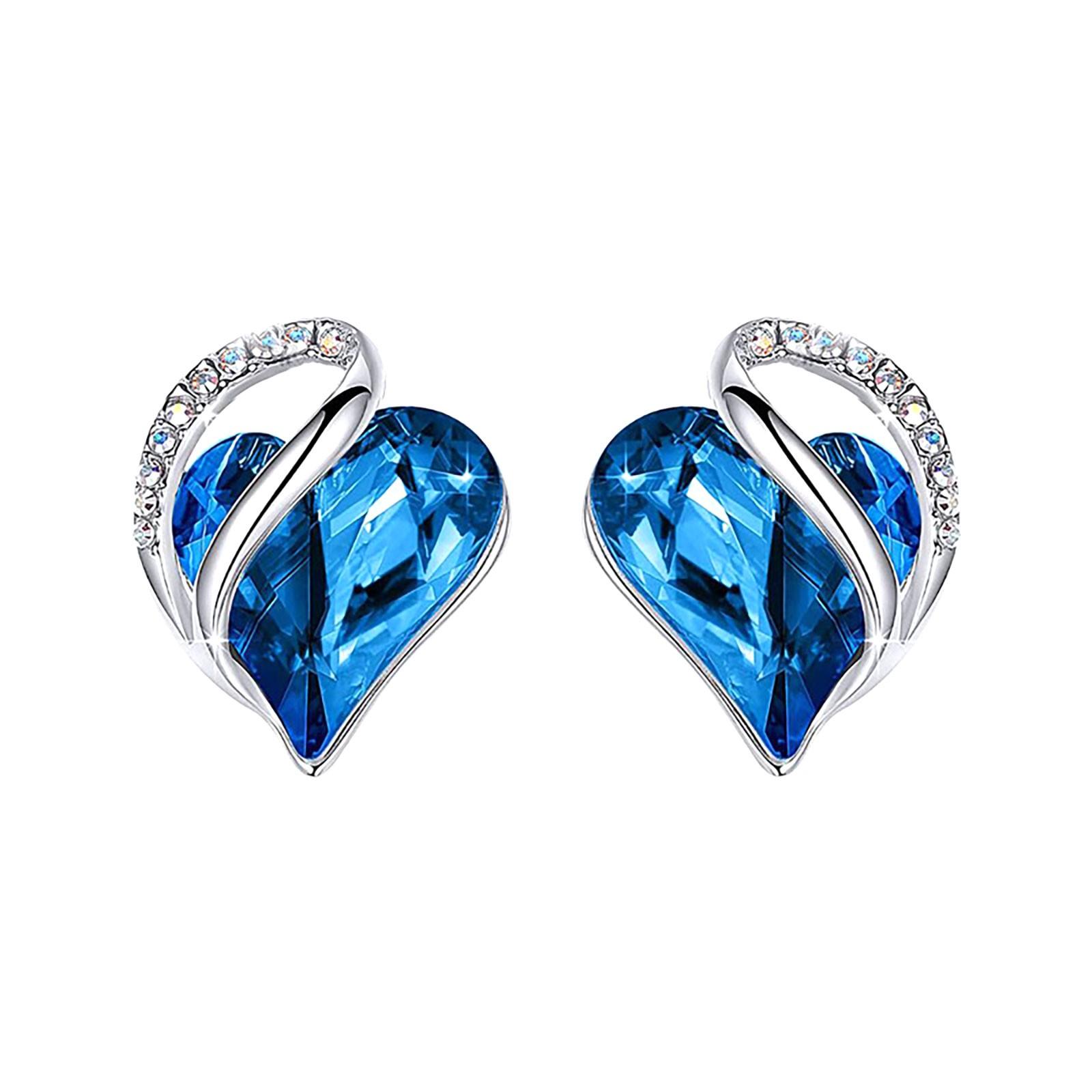 

Серьги с кристаллами любви, двенадцать цветов, серьги, праздничные подарки K