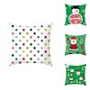 Luxuriös weicher 18-Zoll-Frohe Weihnachten-Kissenbezug mit Weihnachtsmann und festlichen Farben
