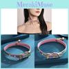 Urban Style Multi Layer Leather Choker With Bell Pendant For Female Street Dance Costumes