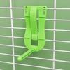 Bird Veggie Clip Holder Easy Install Chew Toy Parrot Cage Accessories Carrot Leafy Greens Feeder Durable Plastic Bird Supplies