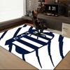 Atletico Talleres Design Rug Game Carpet, Floor Mat for Bedroom Living Room Entryway Rug, Home Decor Idea Gift for Christmas Birthday