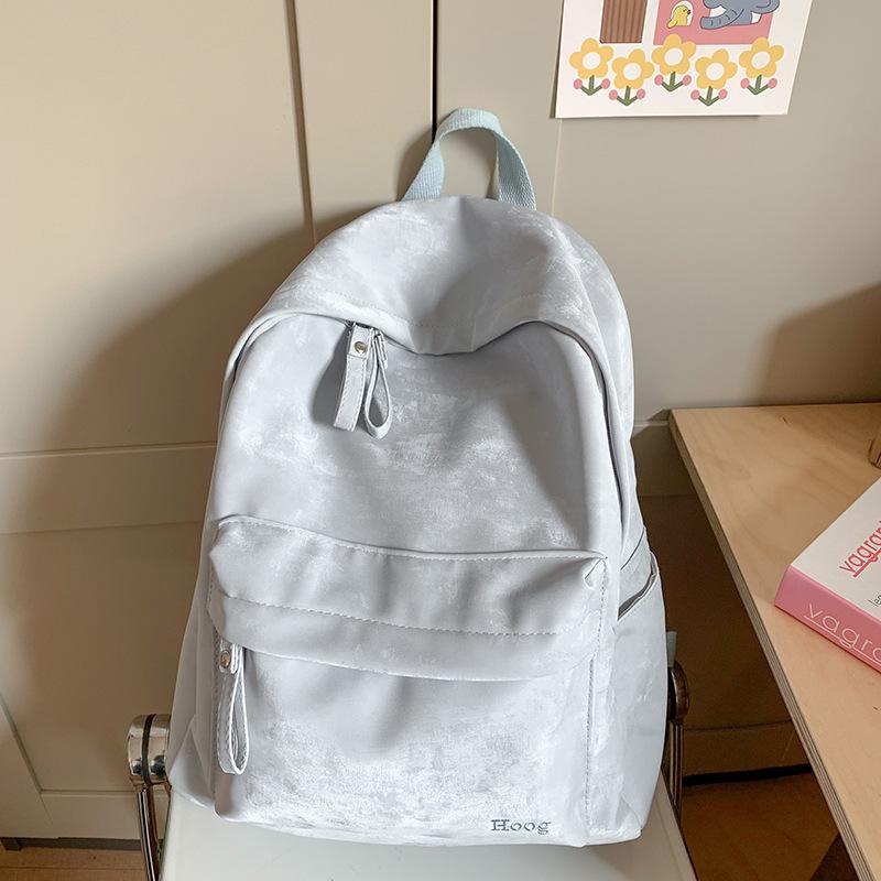 School bag Korean version of college students ins versatile large-capacity school bag simple and casual new travel backpack shoulder bag
