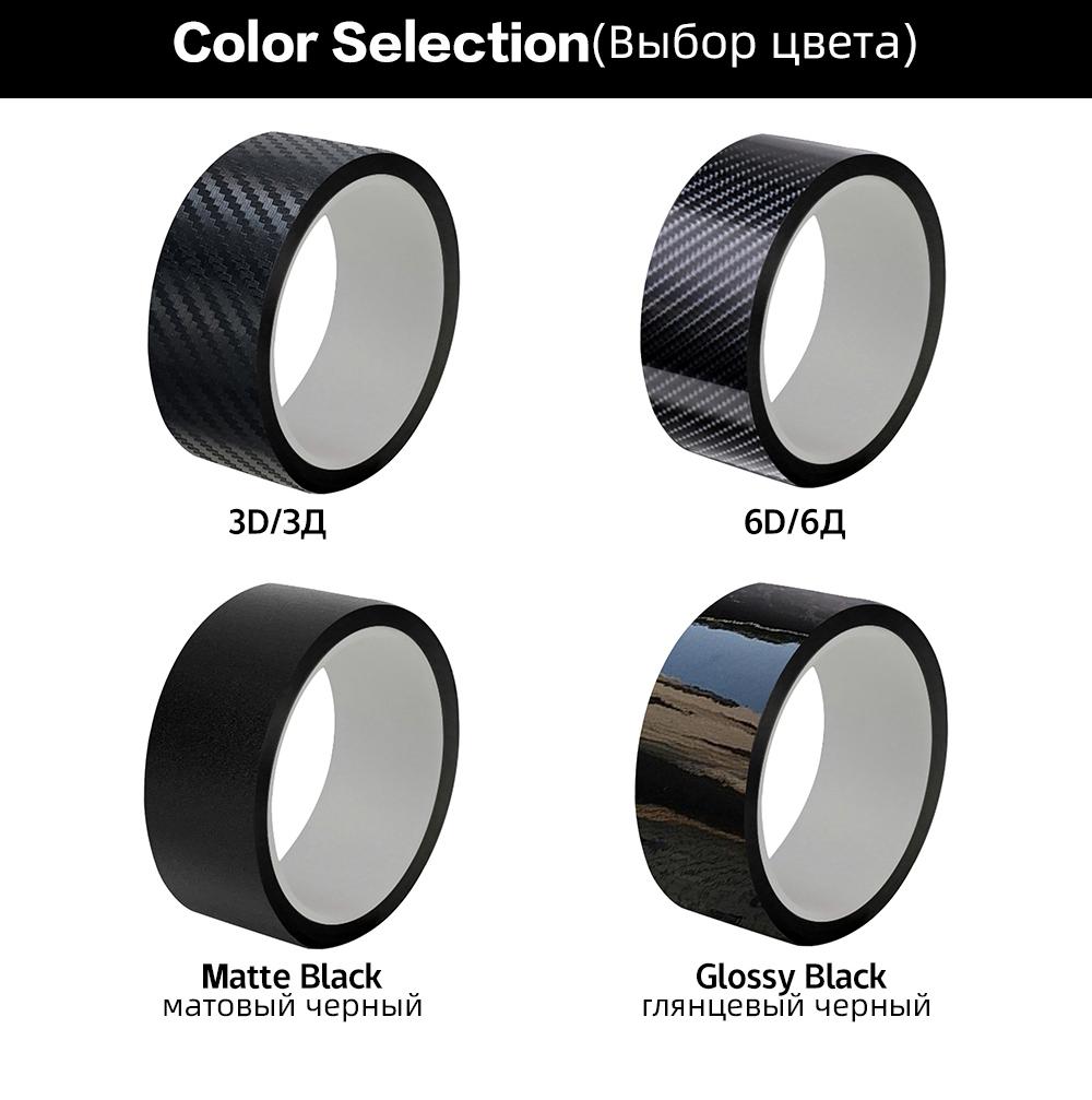 3D Carbon Fiber Car Wrap Vinyl Glossy Matte Black Self Adhesive Sticker Console Computer Laptop Case Decoration Accessories