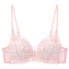 French sexy lace underwear summer pure desire cross beautiful back gathering underwear triangle cup no steel ring bra set