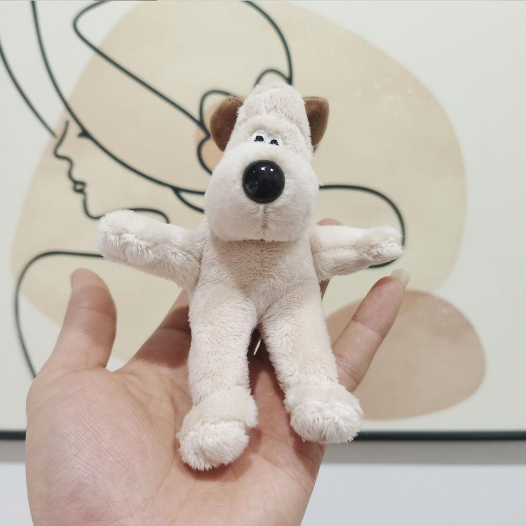 Adorable Plush Dog Keychain Soft Stuffed Animal Bag Charm Cute Toy 14cm Gift