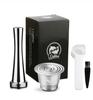 ICafilas Reusable Coffee Capsule for Nespresso Stainless Steel Refillable Filters Espresso for Essence Nespresso Capsule