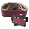 100 Pcs Sanding Belt 60 Grit 610x100mm Aluminum Oxide Belt Sander Sandpaper for Wood Jadestone