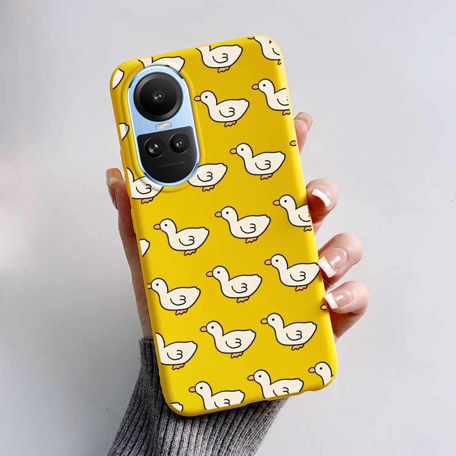 For OPPO Reno 10 5G CPH2531 Case Stylish Pattern Soft Silicone Phone Cases for Oppo Reno10 Pro Global 2023 CPH2525 Back Cover