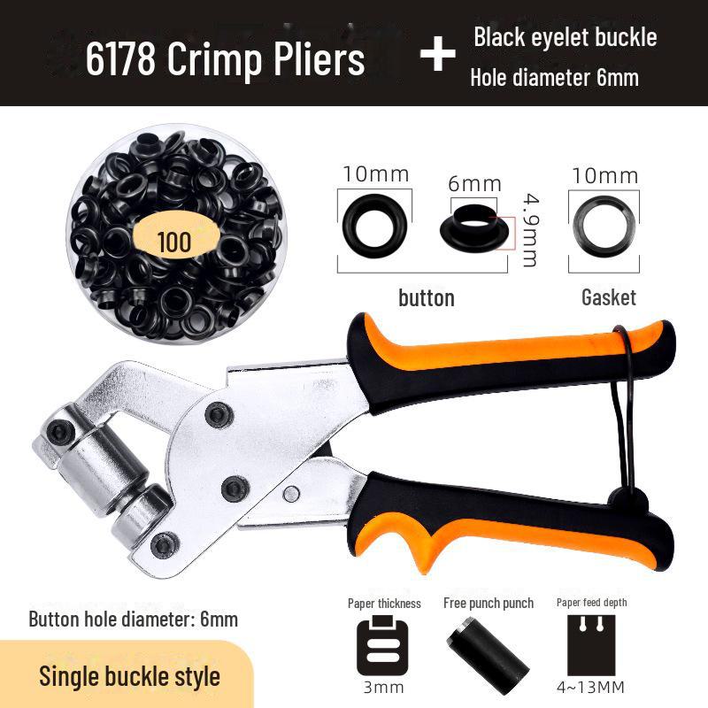 Air Eye Installation Pliers Set with Display Stand, Printing Cloth, and Press Buckle for Posters