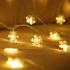 Night Lighting Snowflake LED String Lights Battery Version Atmosphere Lamp  Christmas Decorations