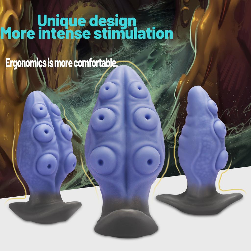 Liquid Silicone Anal Plug Soft Safe Comfort Easy Insertion and Removal Adult Sex Toy G-spot Anal Stimulation Extremely Satisfied