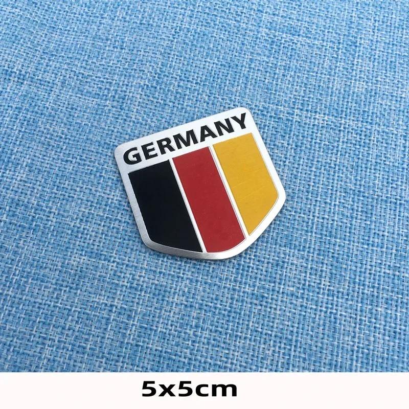 G23D Germany Aluminum Car Body Rear Trunk Tail Stickers Decal For qq1 Sline A1 A2 A3 A4 A4L P 8V 8L RS RS3 RS4 RS5 RS6 S1 S2 S3