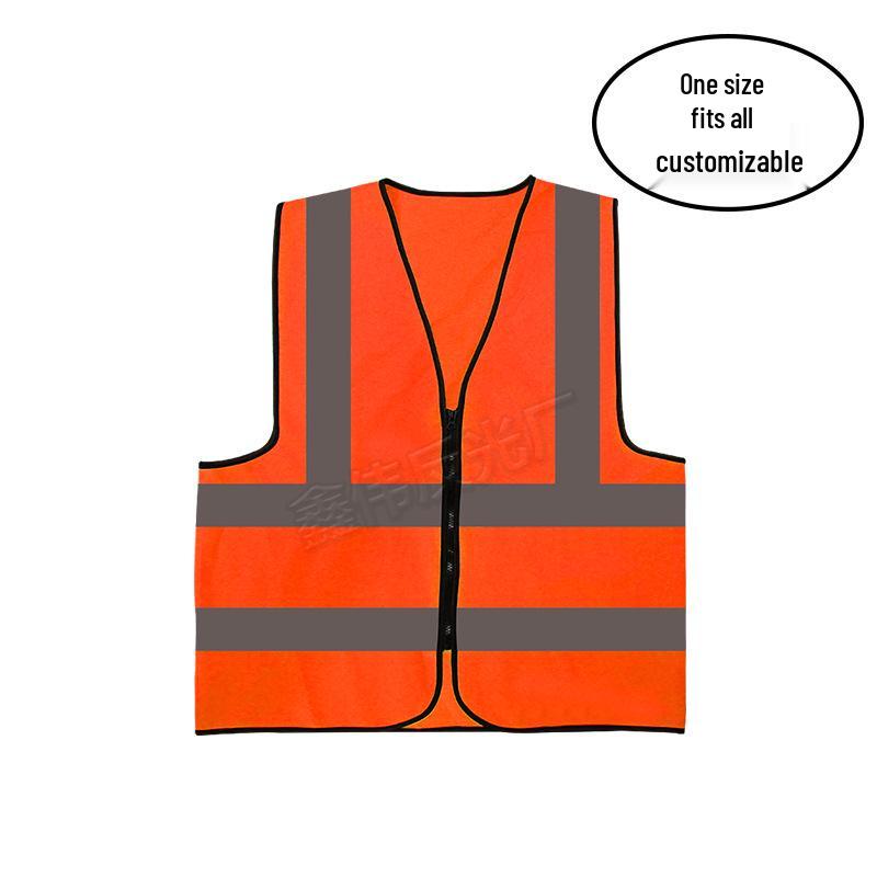 High-Visibility Reflective Safety Vest for Traffic and Construction Workers