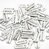 DIY Vintage Gold Inspirational Word Tag Pendant for Jewelry Making